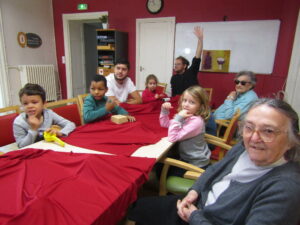 Atelier inter-générationnel - Irigny (69) - novembre 2023 - La Masure Cadencée